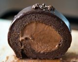 ザッハロール／チョコでクリスマスケーキ作り方29写真
