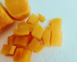 簡単やみつき☆たくあんと塩昆布おにぎり作り方1写真