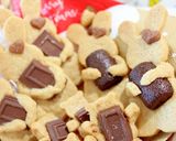 抱っこくま&うさぎの焼きチョコクッキー作り方9写真