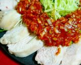 レンジで簡単！鶏むね肉の香味ケチャップ作り方5写真
