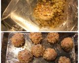 鶏ひき肉のチーズinボール♡作り方7写真