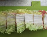 白菜ベーコンのミルフィーユグラタン♪作り方2写真