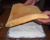 サンタの帽子オレンジいちごケーキ作り方14写真