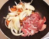カキと九条ネギの焼きうどん作り方2写真