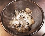 カキと九条ネギの焼きうどん作り方4写真