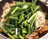 カキと九条ネギの焼きうどん作り方5写真