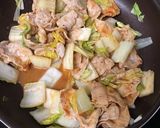 白菜と豚肉のピリ辛味噌炒め作り方3写真