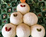 常温発酵★白パンでチョコ入りツリーパン作り方13写真