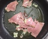 台湾拉麺の素でベーコンの焼きそば作り方1写真