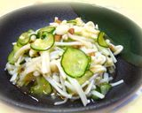 胡瓜とえのきの鰹梅酢和え作り方7写真