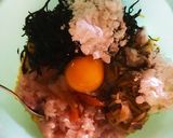 切り干し煮が残ったら…❤ひじき入りつくね作り方2写真