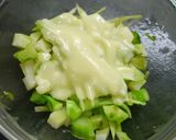 節約！ブロッコリーの茎の中華風チーズ作り方8写真