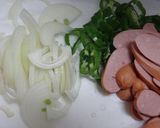 ナポリタン丼作り方1写真