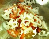 ✿艶うどんカレーに❀ラッキョと福神漬け風作り方4写真