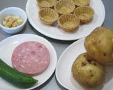Xmasに☆簡単なマッシュポテトのツリー作り方1写真