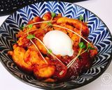 鶏のチリソース丼作り方1写真
