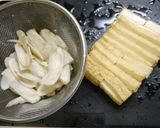 簡単作りおき！厚揚げとゴボウの出汁煮作り方1写真