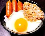 納豆ウインナーごはん♬時短丼♥簡単朝食作り方23写真