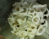 ✿艶うどんカレーに❀ラッキョと福神漬け風作り方3写真