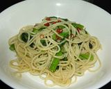 菜の花と大葉のパスタ作り方5写真