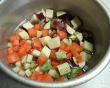 カラフル野菜のクリチマヨ和え作り方1写真