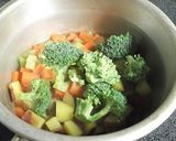 カラフル野菜のクリチマヨ和え作り方2写真