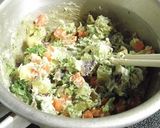 カラフル野菜のクリチマヨ和え作り方5写真