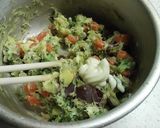 カラフル野菜のクリチマヨ和え作り方6写真