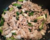 豚バラ肉のネギ・キャベツ炒め作り方5写真