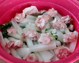 ごま油香る！大根と大根葉の豚肉炒め作り方4写真