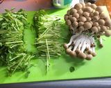 豆苗とジャコの炒め物作り方3写真
