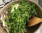 豆苗とジャコの炒め物作り方7写真