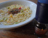 カニカマたまごとじの塩らーめん♪作り方7写真