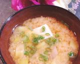 シンプルにお豆腐少し味噌きかせて味噌汁作り方1写真