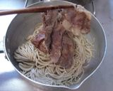 最速の肉そば作り方21写真