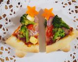 クリスマス★パン生地でツリーピザ作り方22写真