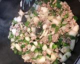 肉野菜カレー炒め！お手軽キーマカレー風作り方4写真