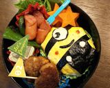 ミニオンで小学生男子お弁当☆作り方3写真