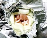 鶏肉とトマトのオリーブオイルのホイル焼き作り方3写真