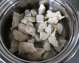 簡単便利♪酒粕クリーム（酒粕＋同量の水）作り方1写真