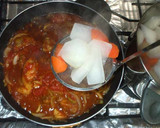 ミートソース風カレー煮♪簡単な鶏大根煮物作り方11写真