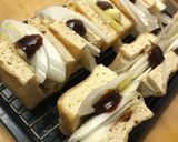 栃尾油揚げネギ味噌焼き♪作り方4写真