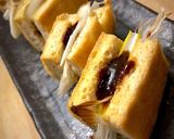 栃尾油揚げネギ味噌焼き♪作り方5写真