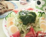 カット野菜にメカブ作り方1写真