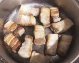 豚肉とマルメロのトロトロこってり角煮作り方2写真