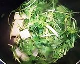 簡単！水菜とこんにゃくのガーリック炒め作り方6写真