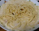 ゴマ豆乳カルボナーラ作り方2写真