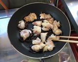 白だしで!白菜と鶏肉きくらげの生姜炒め作り方3写真
