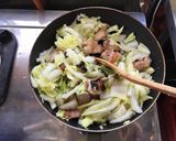 白だしで!白菜と鶏肉きくらげの生姜炒め作り方4写真