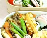 弁当に★簡単ハムと餃子の皮で薔薇の花作り方9写真